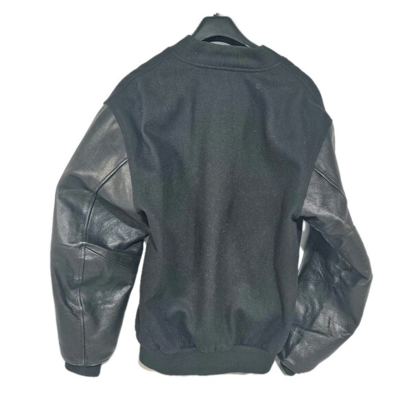 Harley Davidson Jacket Mens Leather/Wool Blend Varsity Jacket Sz S (runs big) - Picture 3 of 7